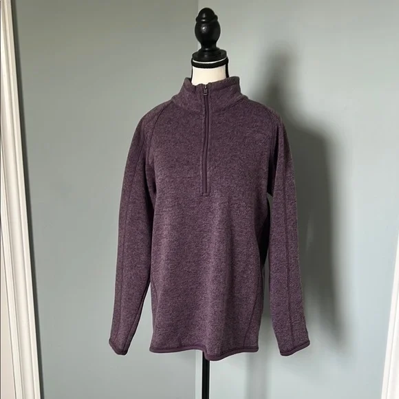 🌸NWOT🌸Stormpack Sunice Purple Quarter-Zip Sweater - Picture 1 of 4
